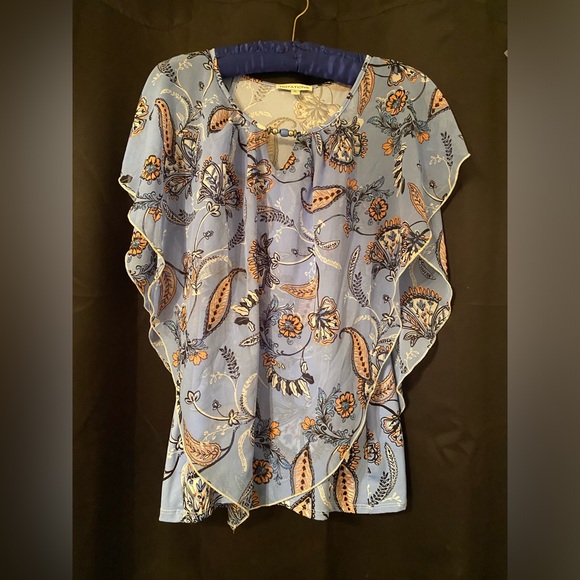 Notations M flowing floral top - Picture 3 of 10